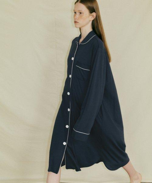 [MODAL] (w) Essential Navy Lounge Shirt [NAVY]