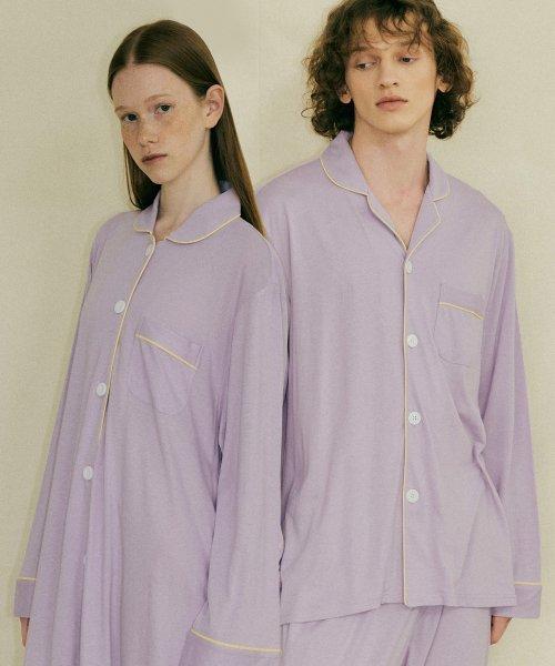 [MODAL] (couple) Essential Lavender Pajama Set + Lounge Shirt [LAVENDER]