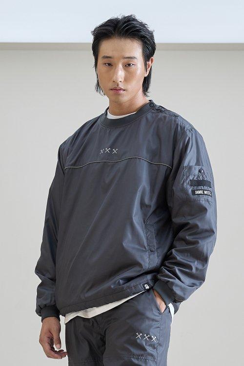 Ripstop Reflective Winter Pullover (Gray) [DARKGREY]