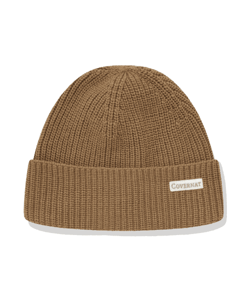 Wappen Point Middle Beanie Beige [BEIGE]