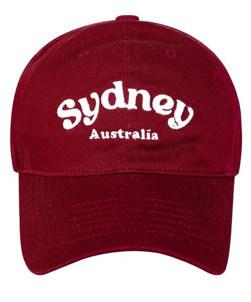 Sydney AUSTRALIA Washing Cap-Burgundy [BURGUNDY]