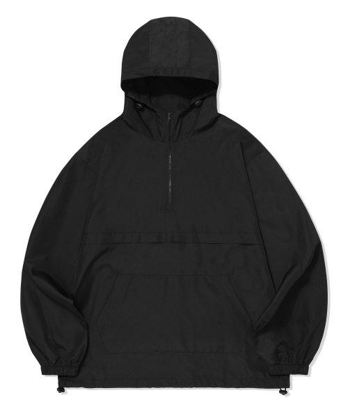 ETR hooded anorak jacket (BLACK) [BLACK]