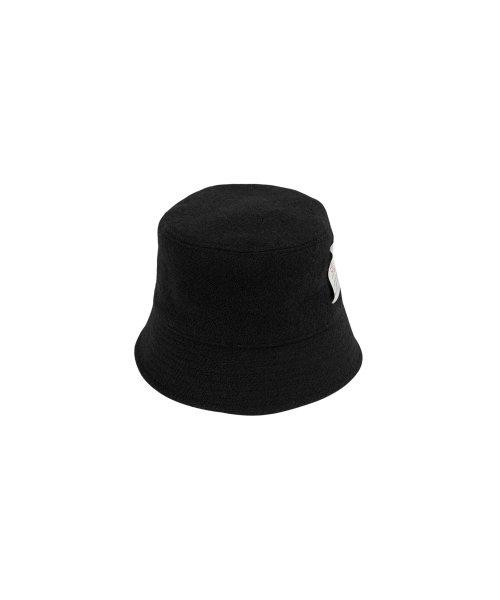 Harris Tweed bucket hat, black [BLACK]