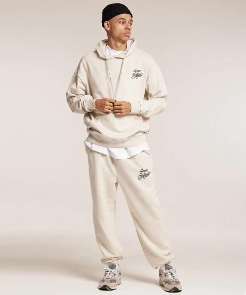Human Highlight Logo Jogger Pants Oatmeal Green [OATMEAL]