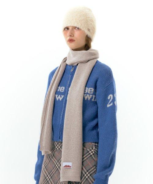 TWOTONE MUFFLER IVORY (AM2DFUAB70A) [IVORY]