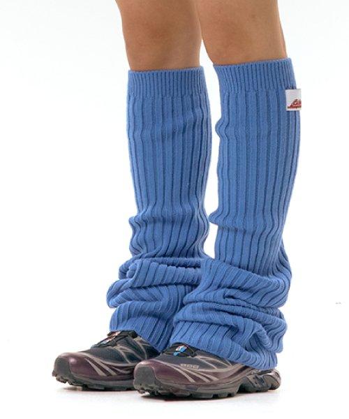 LABEL LEG WARMER BLUE (AM2DFUAB80A) [BLUE]
