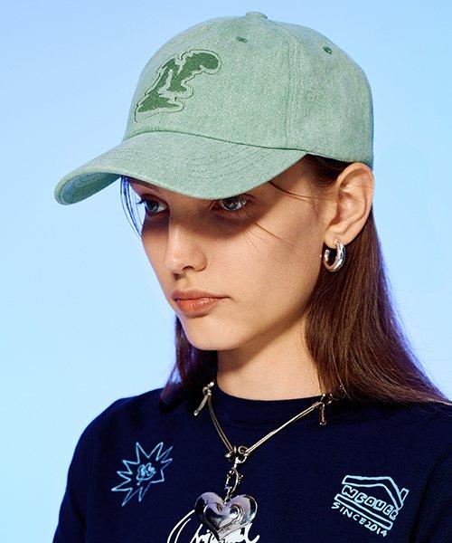 AFTERIMAGE N LOGO BALL CAP-GREEN [LIGHTGREEN]