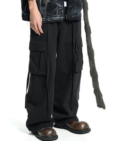 Long Tail Cargo pants [BLACK]
