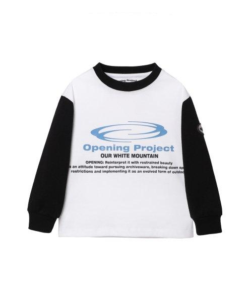 Kids Oval Logo L/S Tee - White [WHITE]