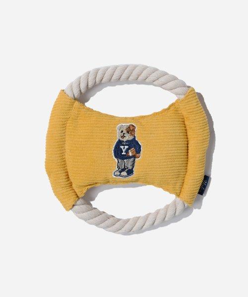 Embroidered Dan Tug Toy Yellow [MUSTARD]