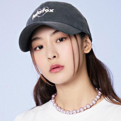 HEART LOGO BALL CAP ORANGE BP2AH005 [ORANGE]