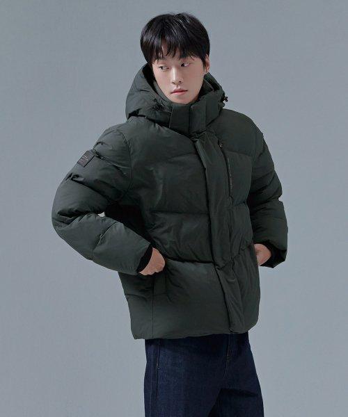 Public Hooded Detachable Puffer Padded Jumper - CGRU4723E09 [DARKGREY]