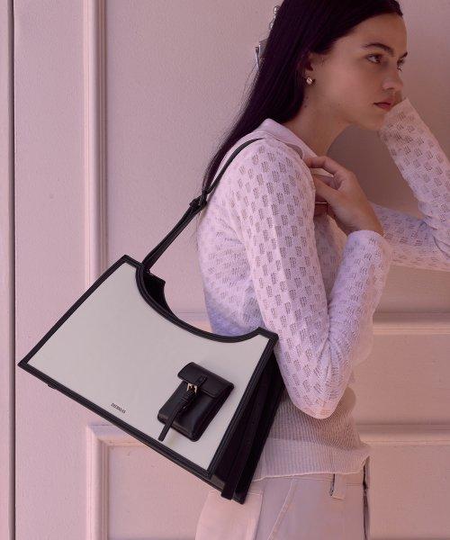 Pony bag (black and white) [BLACK]