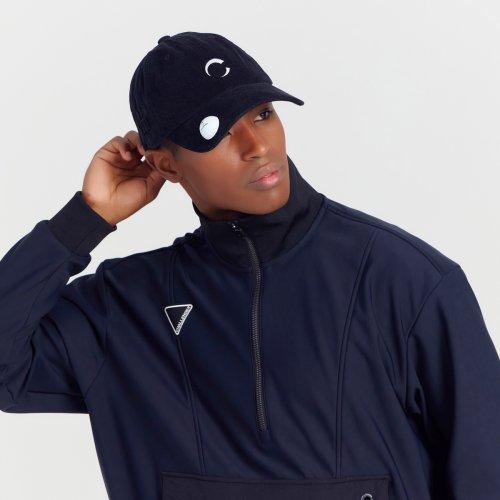 Common Basic Corduroy Ball Cap Black [BLACK]