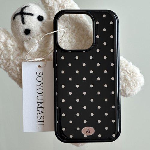 Dot point black epoxy bumper case