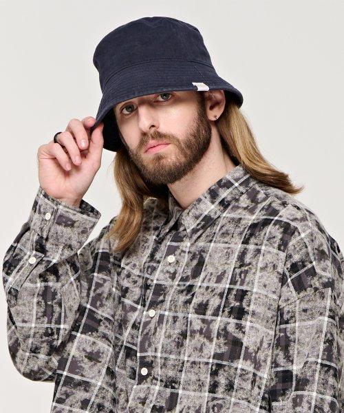 CB Washed Deep Bucket Hat (Navy) [NAVY]