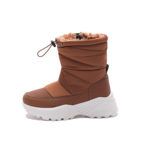 Height-raising padded boots LUNA IT1877-85 camel [CAMEL]