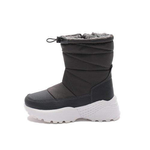 Height-raising padded boots LUNA IT1877-30 Charcoal/White [DARKGREY]