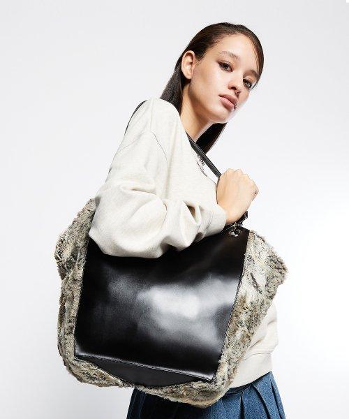 L7 RACCOON SHOULDER BAG(BLACK) [BLACK]