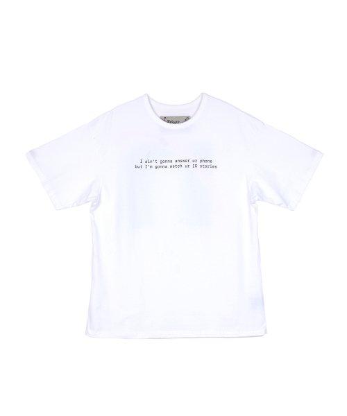 NTW INTERNET LOGO TEE WHITE [WHITE]