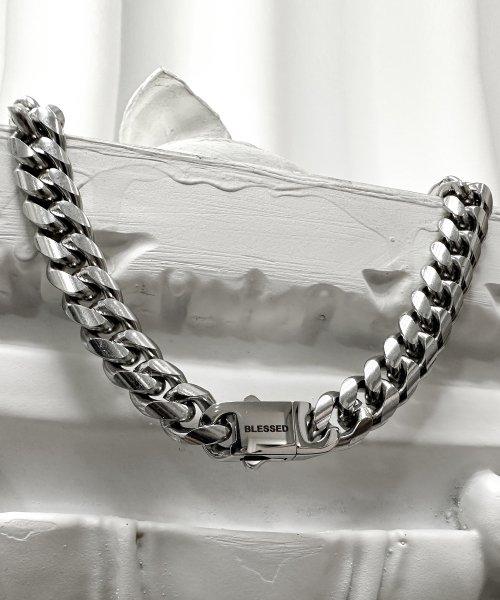 15mm SS Reversible Classic Chain Necklace-Silver [SILVER]