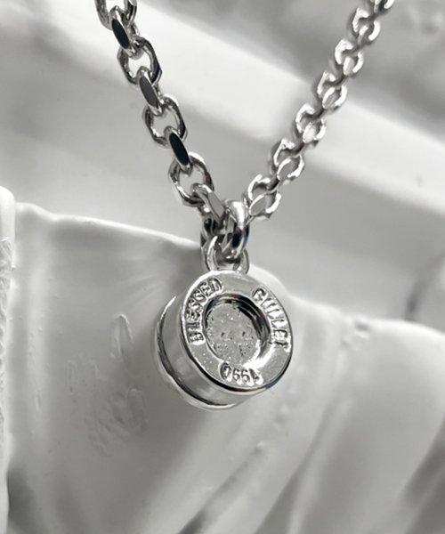 Bullet Bag Necklace-Silver [SILVER]
