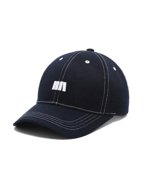 Contrast Logo Ball Cap [Navy]