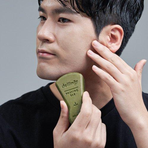 All-in-one shaving bar cica [OLIVEGREEN]