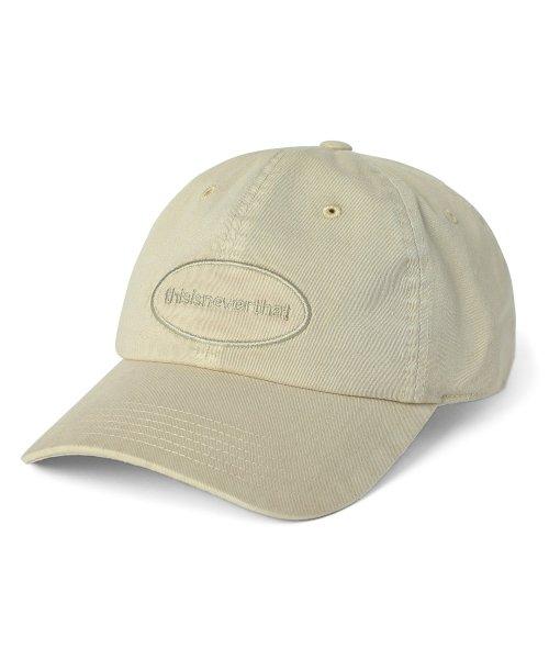 Overdyed E/T-Logo Cap - Cream [BEIGE]