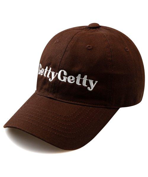 GETTY WASHING CAP-BROWN [DARKBROWN]