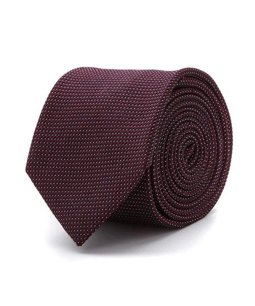 Cubic One Point Tie (Violet) [BURGUNDY]