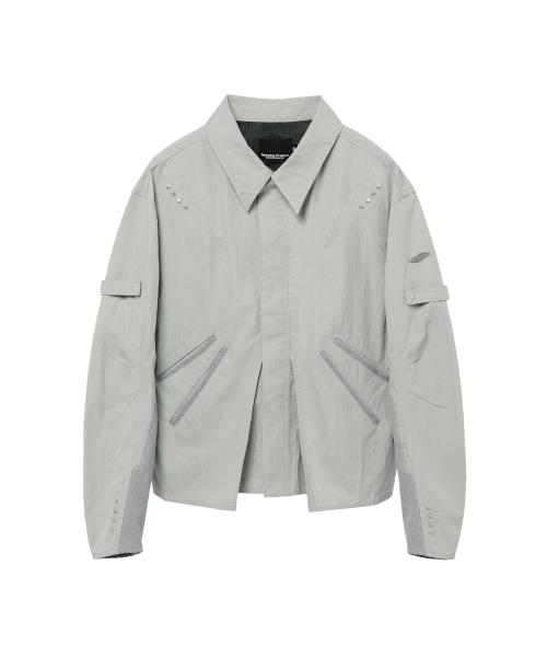 Multi Pocket Trucker Jacket - Gray [LIGHTGREY]