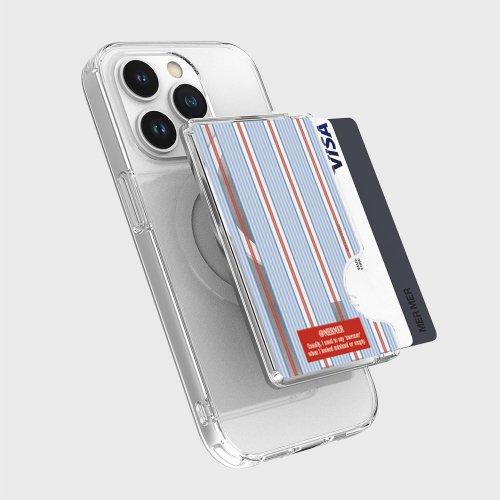 Classic Stripe-Blue (MagSafe Card Pocket) [BLUE]