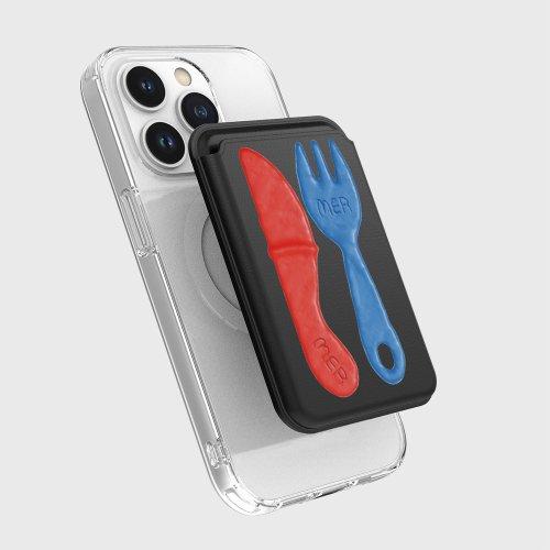 Slime Fork Knife (MagSafe-Leather Card Wallet)