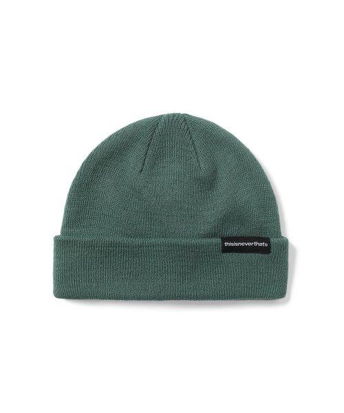 SP-Logo 2way Beanie Moss [DARKGREEN]