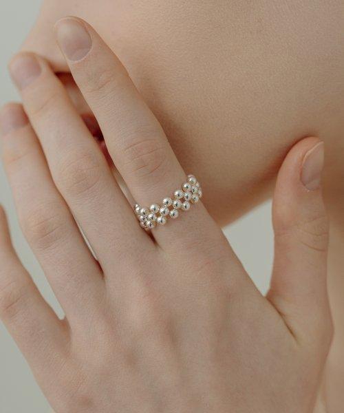 [Silver925] WE004 Silver bubble ring [SILVER]