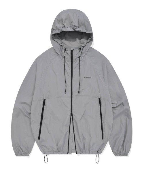 Lightweight Packable Windbreaker Gray [LIGHTGREY]