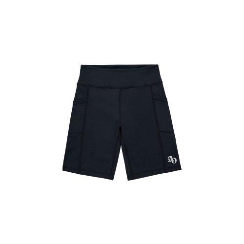 SYMBOL LOGO BIKER SHORTS BLACK [BLACK]
