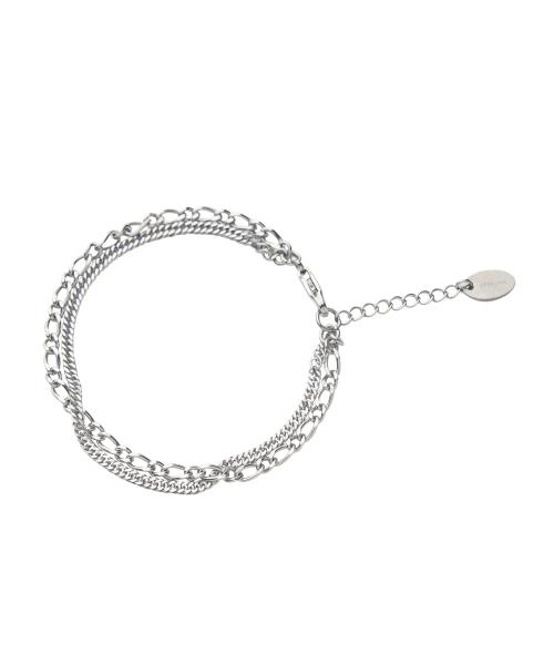 Surgical double line bracelet [SILVER]