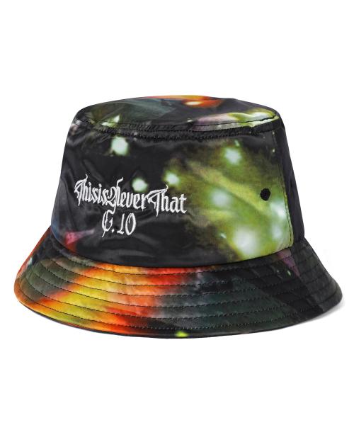 Flame Satin Bucket Hat Black [BLACK]