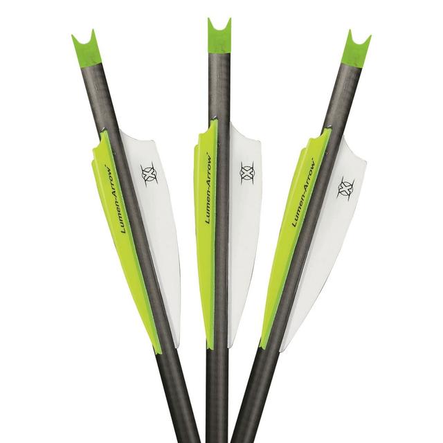 Lumenok Crescent 20" X-Vane Crossbow Bolts, 3 Pack