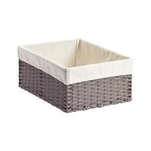 Medium Montauk Rectangular Bin Grey