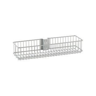 Elfa Utility&reg; Narrow Medium Basket Platinum