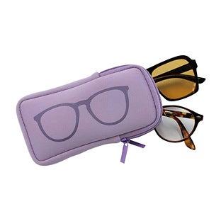 Mytagalongs Double Eye Glass Case Lilac