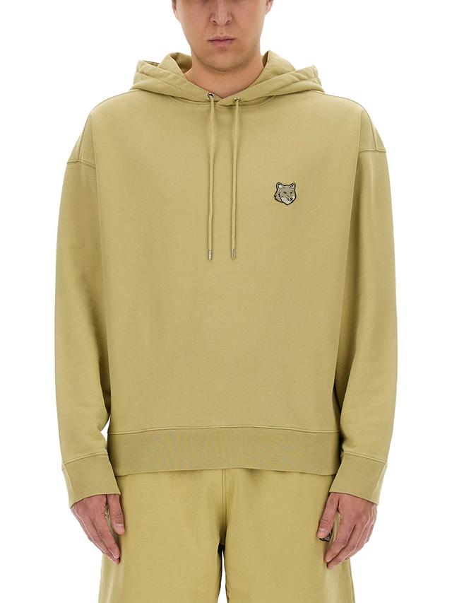 maison kitsuné oversized hoodie