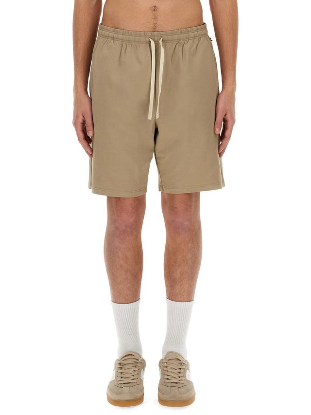boss cotton bermuda shorts