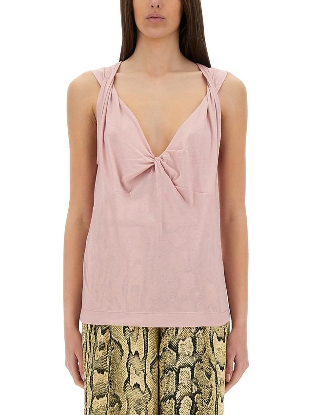 dries van noten jersey top