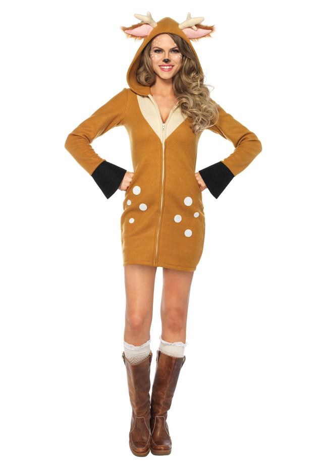 Cozy Fawn Fancy Dress Costume for Women | Deer Fancy Dress Costumes