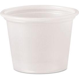 Dart Polystyrene Portion Cups, 1 oz, Translucent, Pack of 2500