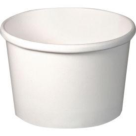 Dart Flexstyle Double Poly Paper Food Container, White, Pack of 500